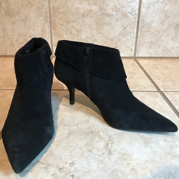 Bronx Shoes - Bronx Vivian Black Heeled Ankle Boots